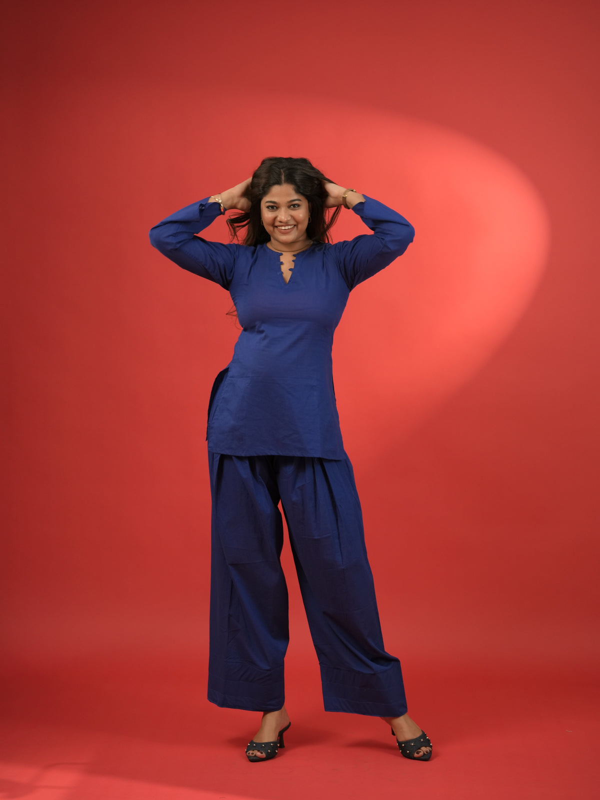 Blue Farsi Co-Ord set