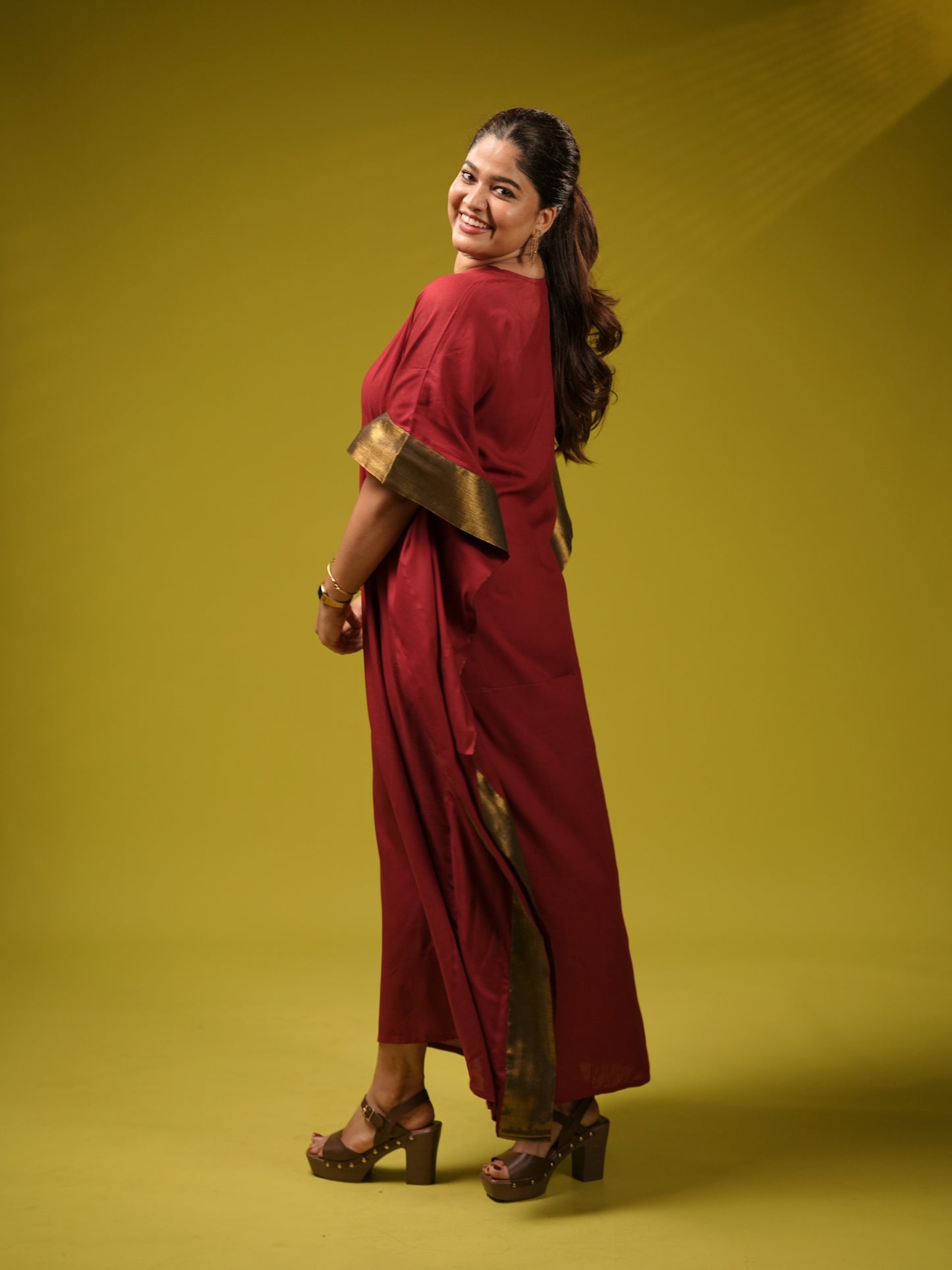 Ethnic Kaftan - Red