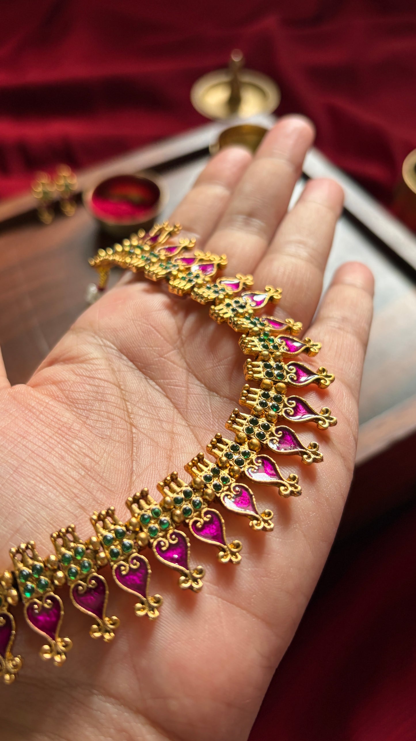 Pink Palakka Maala