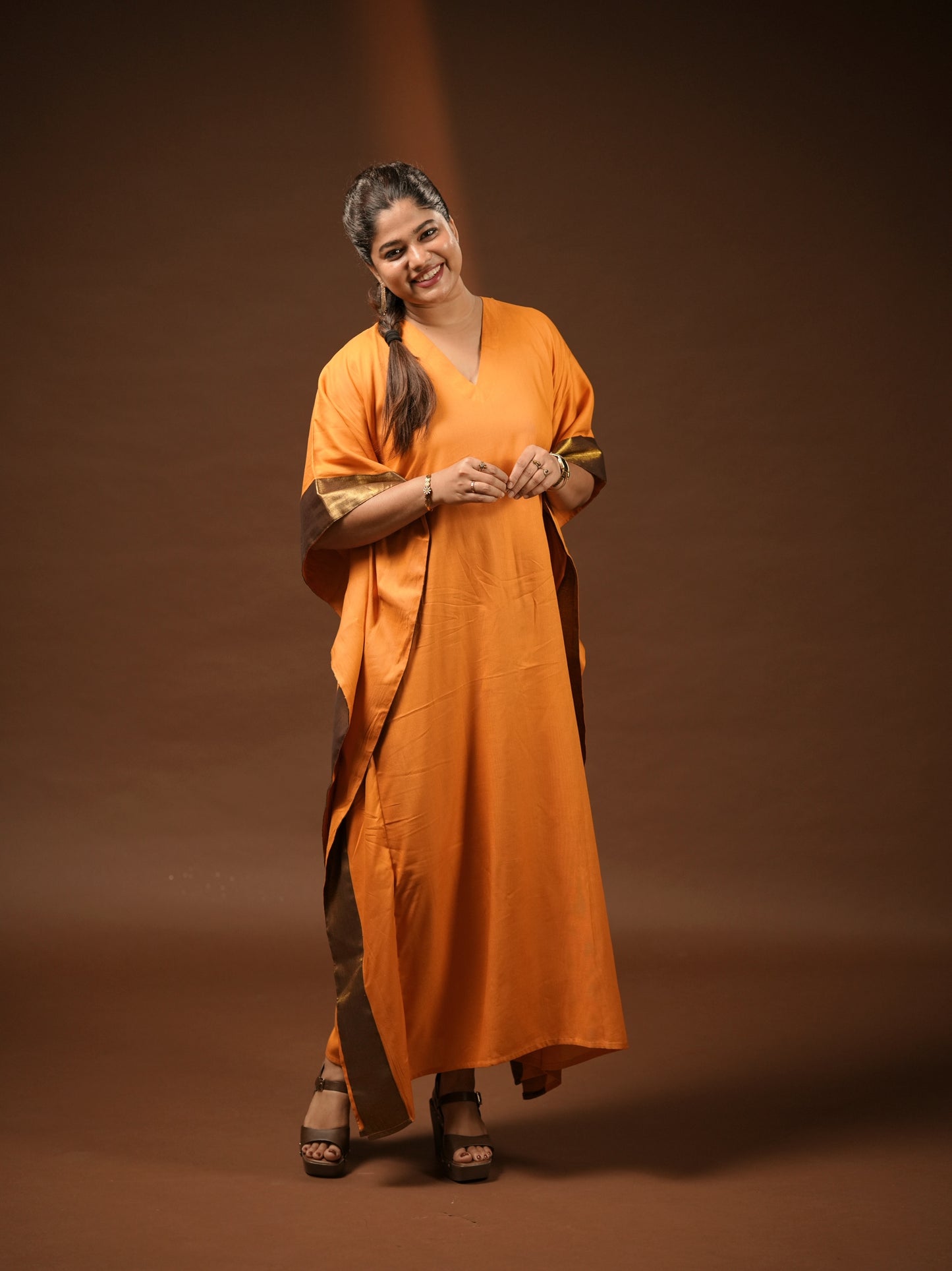 Ethnic Kaftan - Golden Yellow