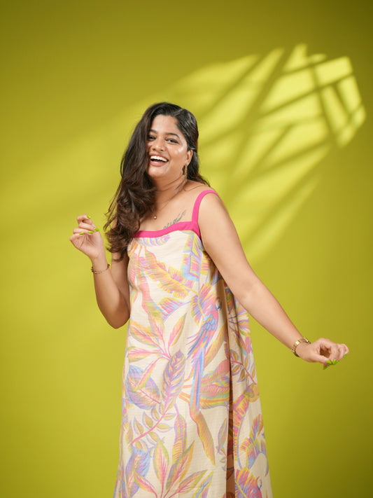 Pink & Pastel Maxi Dress