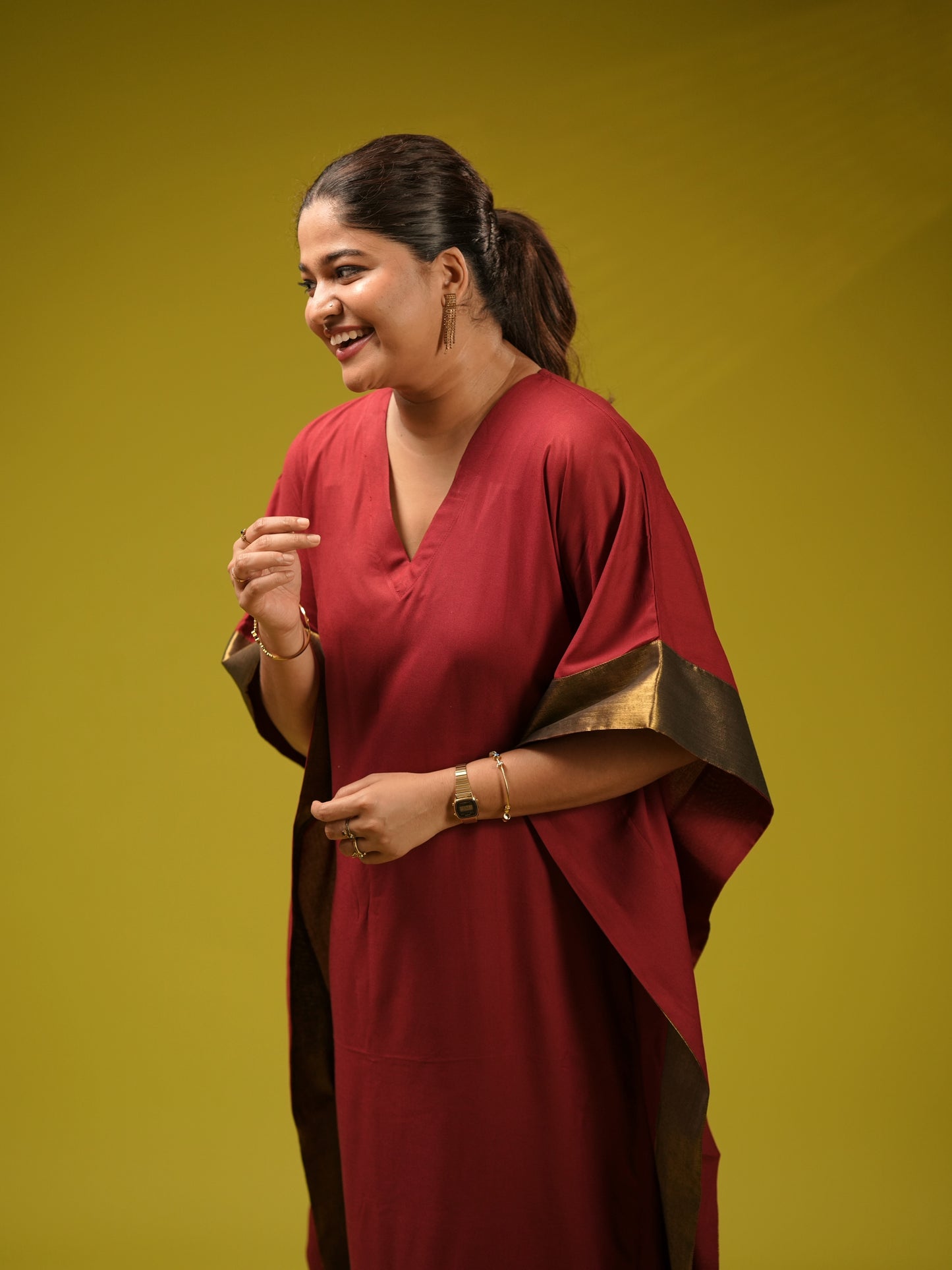Ethnic Kaftan - Red