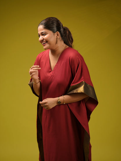 Ethnic Kaftan - Red
