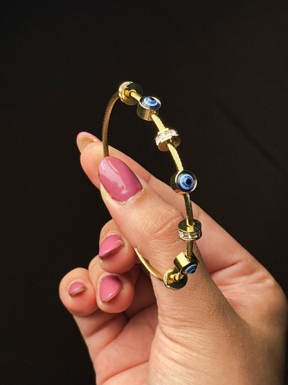 Evil Eye Bangle Bracelet