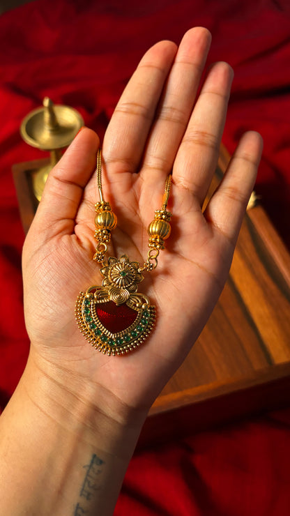 Red Palakka Pendant