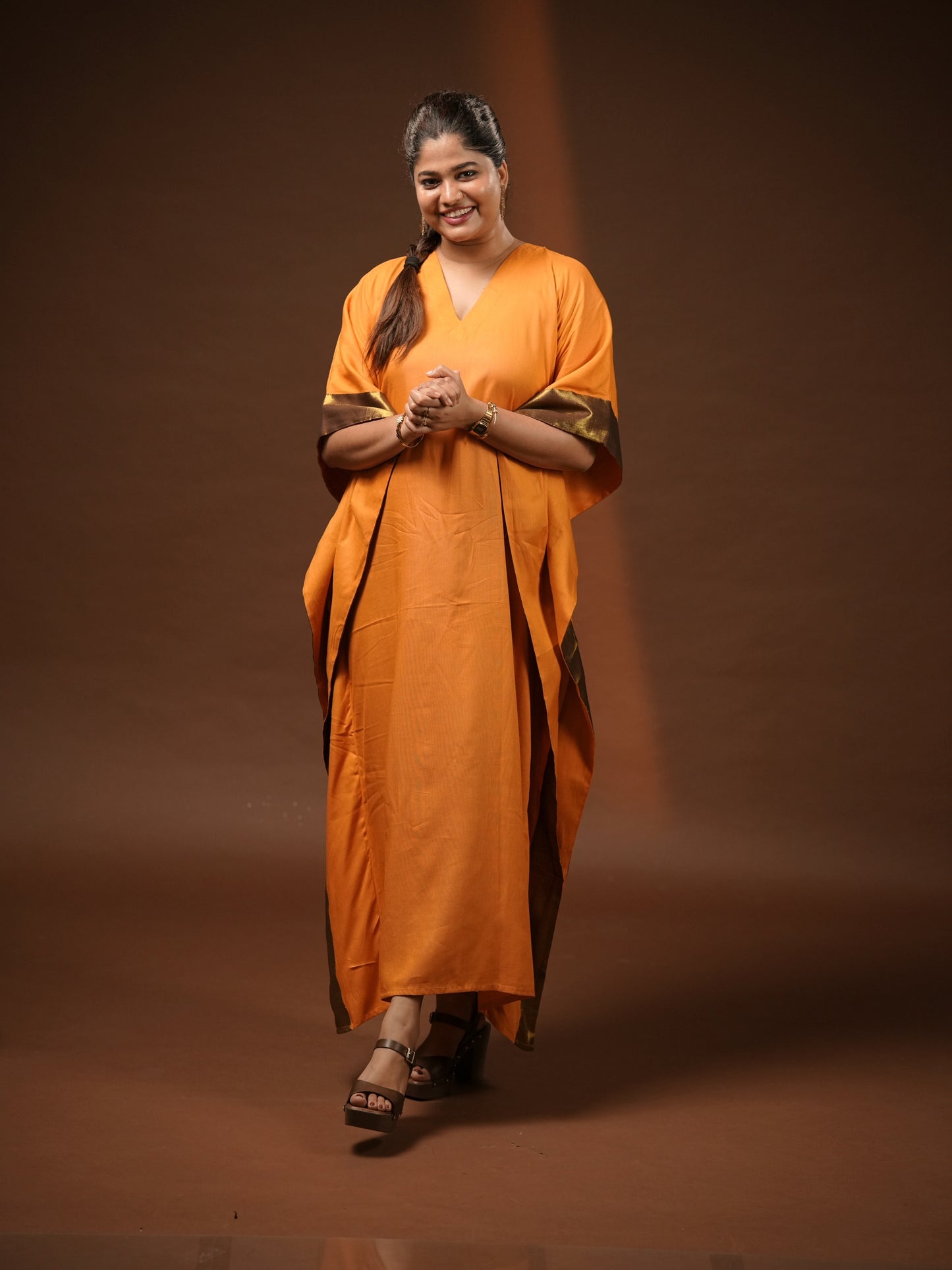 Ethnic Kaftan - Golden Yellow