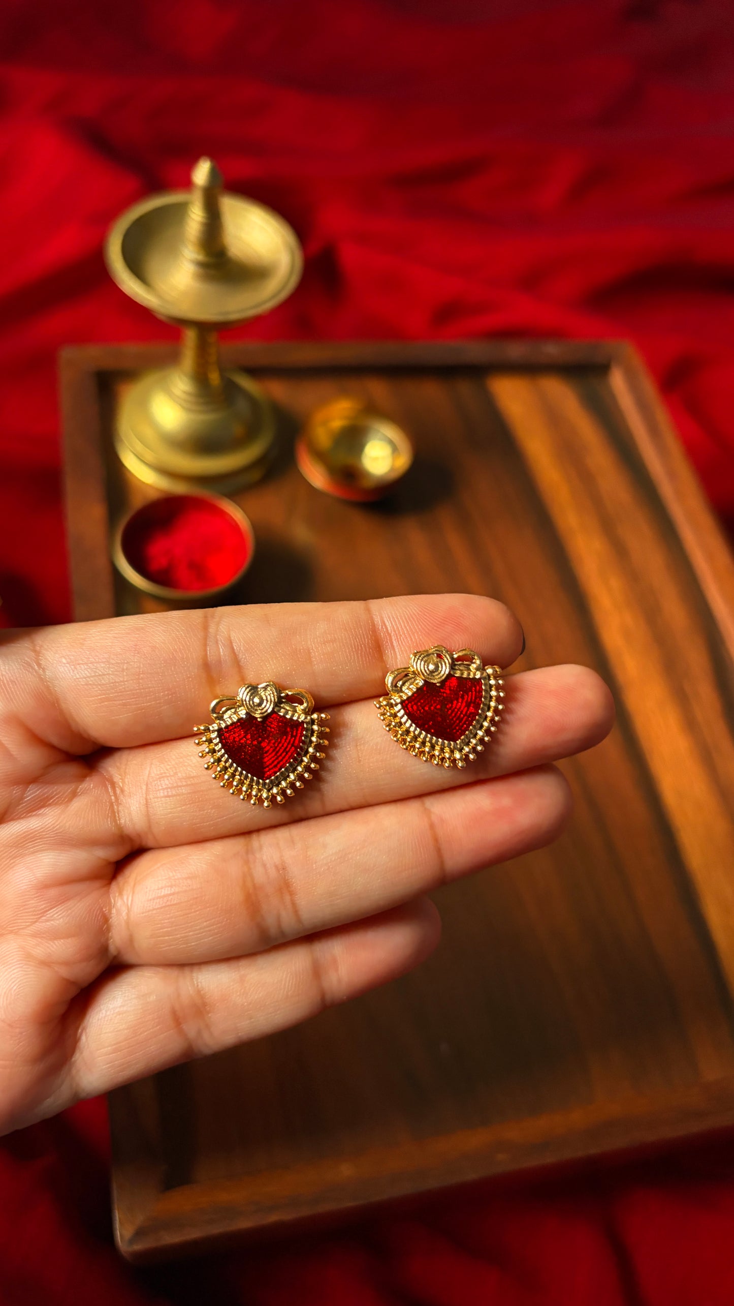 Red Palakka Pendant