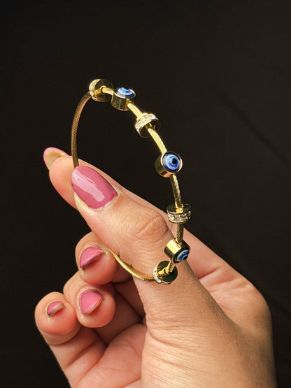 Evil Eye Bangle Bracelet
