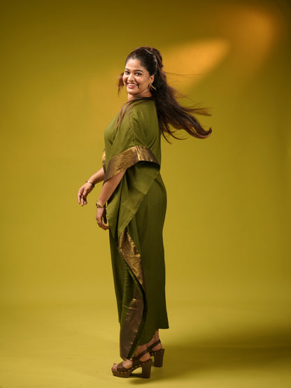Ethnic Kaftan - Olive Green