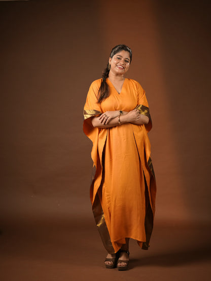 Ethnic Kaftan - Golden Yellow