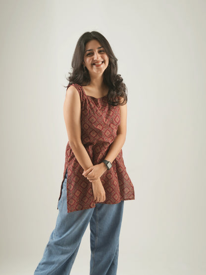 Summer Short Cotton Kurti