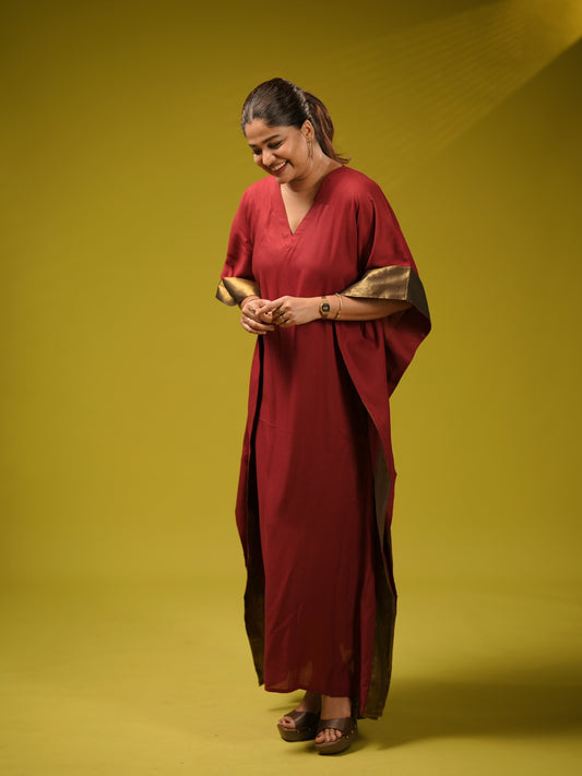 Ethnic Kaftan - Red