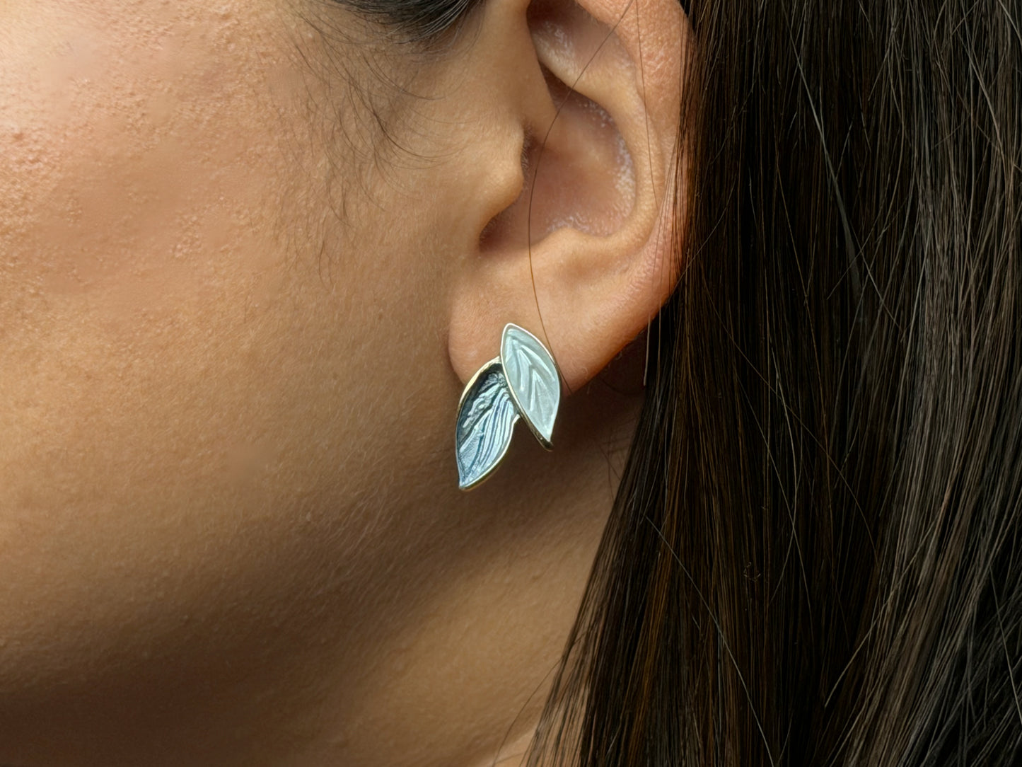 Leaf Stud Korean Earring