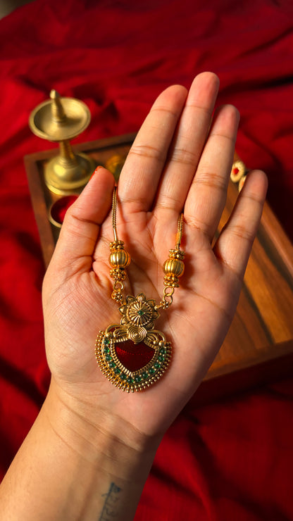 Red Palakka Pendant