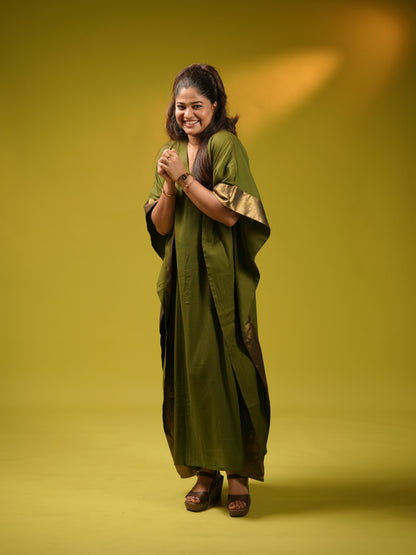 Ethnic Kaftan - Olive Green