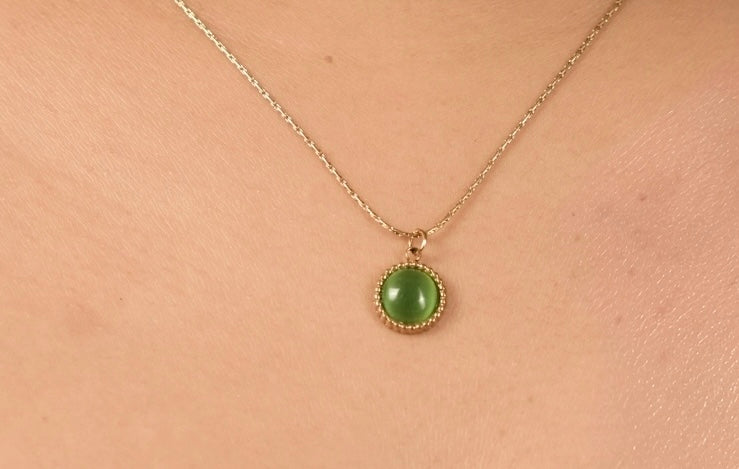 Green Stone Pendant