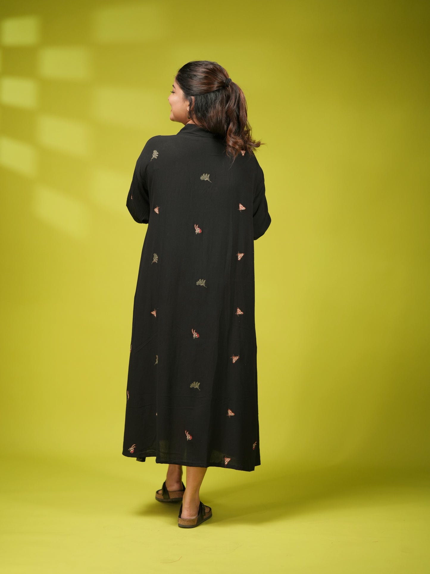 Butterfly Midi Kurti Dress