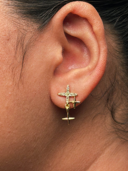 Shining Star Drop Earring