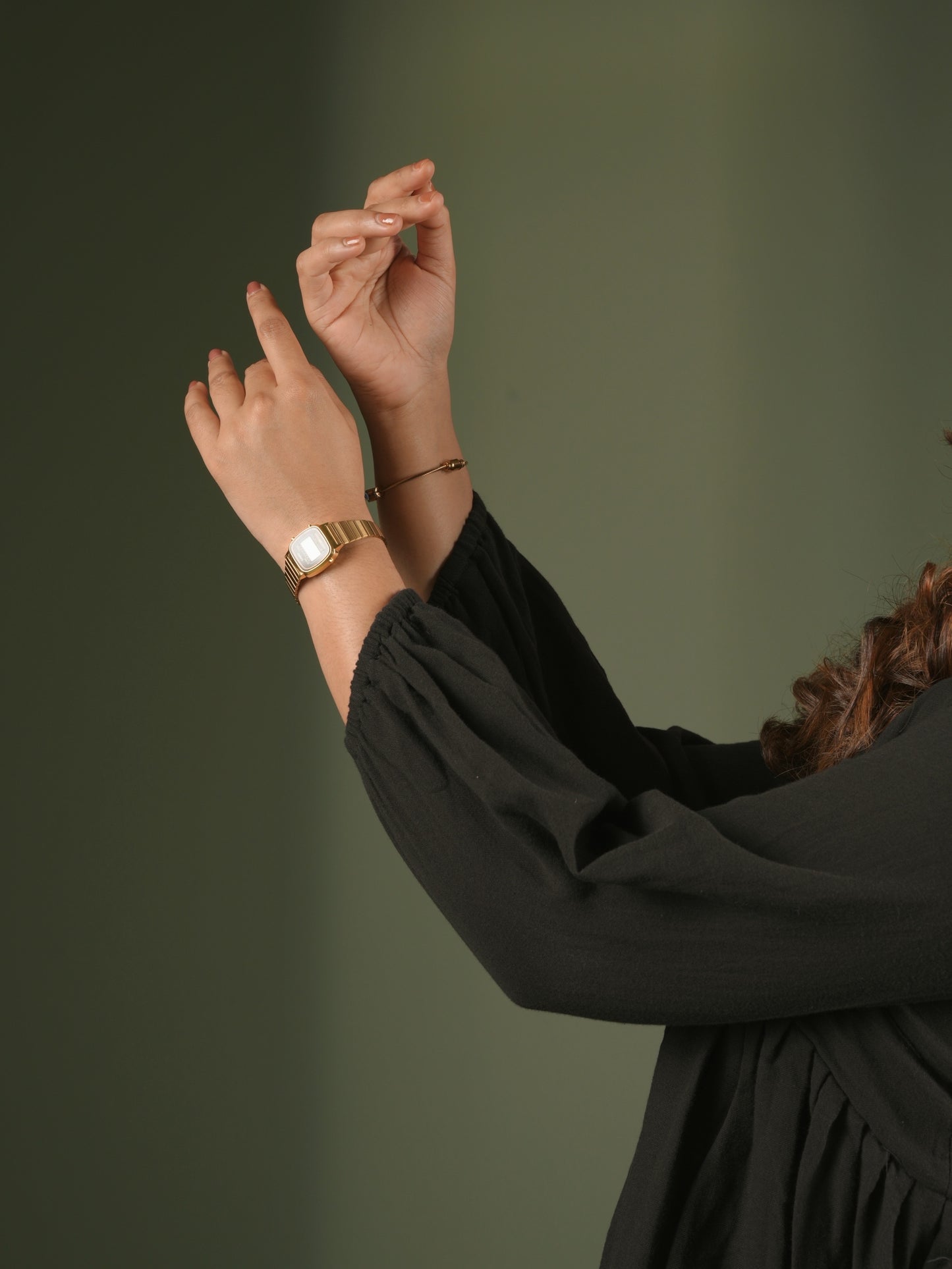 V-Neck Short Black Dress