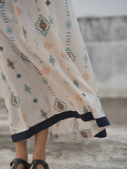 Blue Spaghetti Strap Dress.