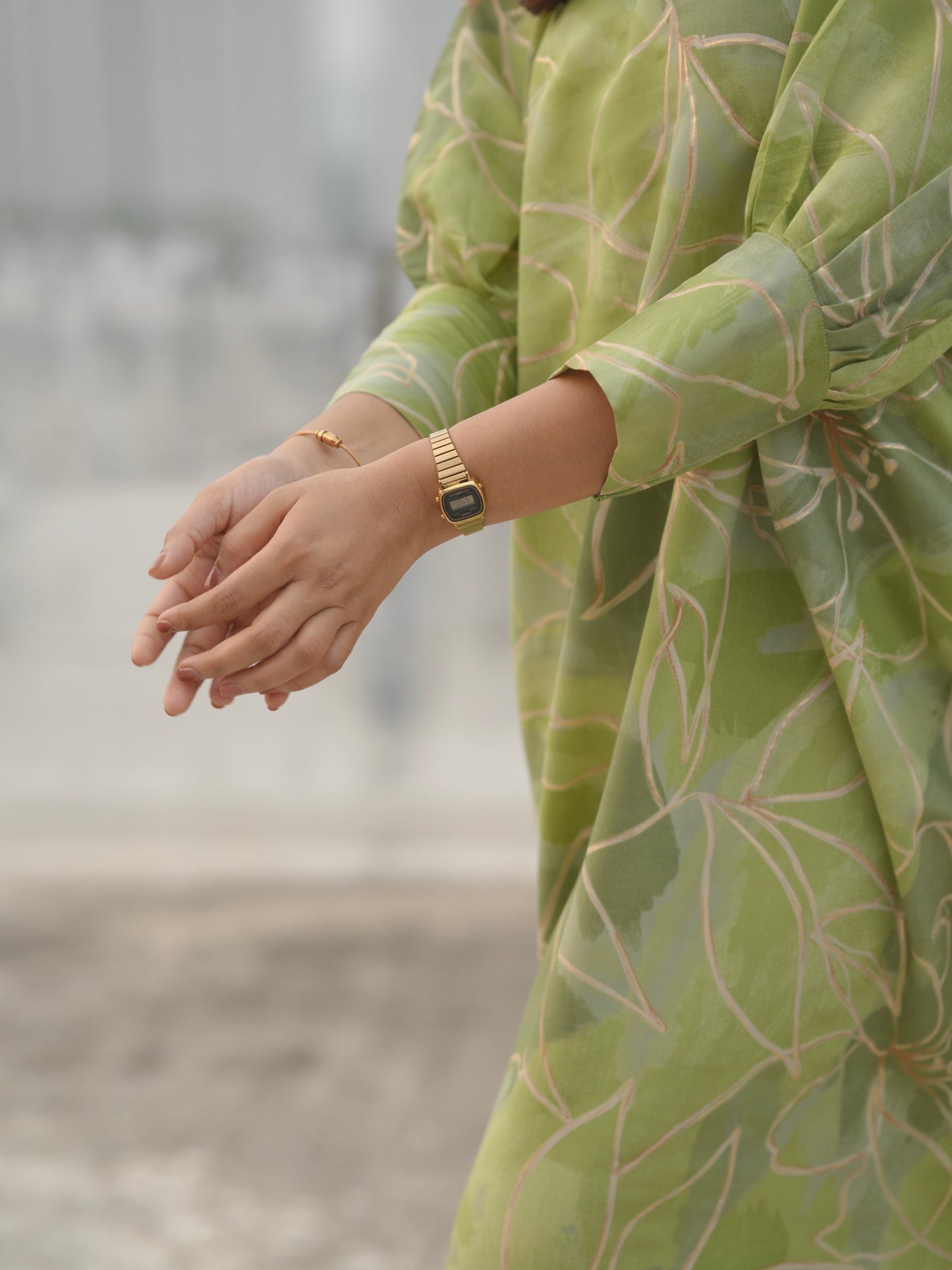 Green Oversized Dress