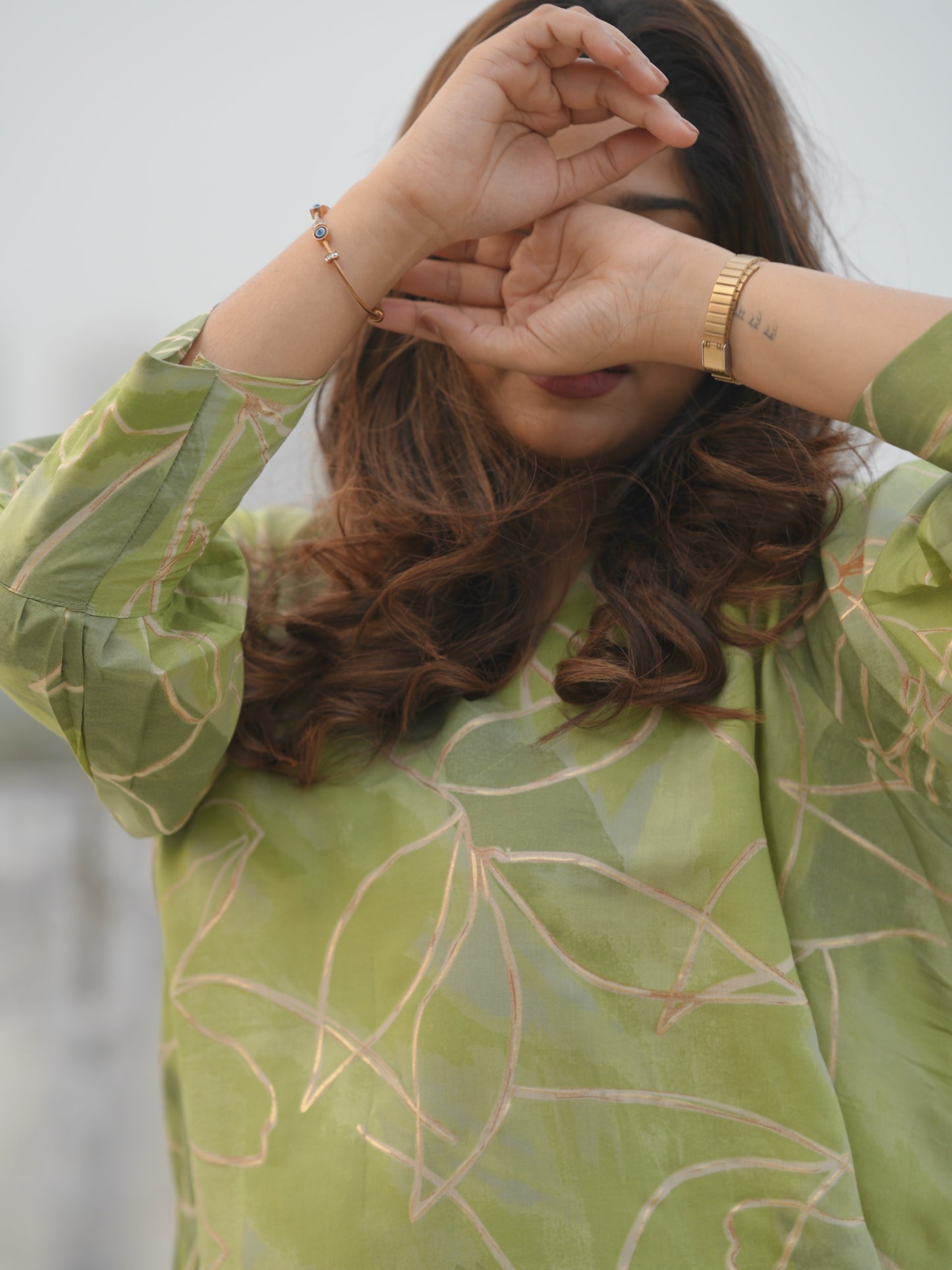 Green Oversized Dress
