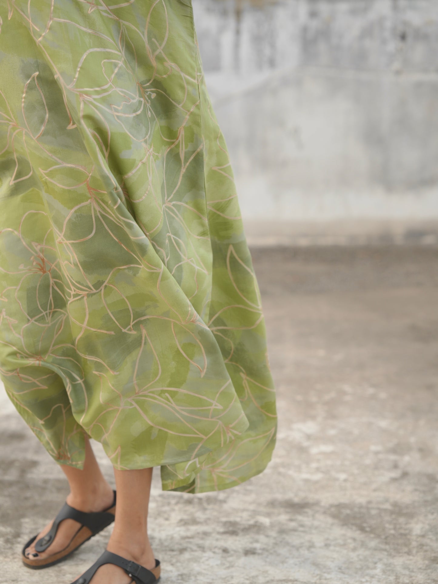 Green Oversized Dress