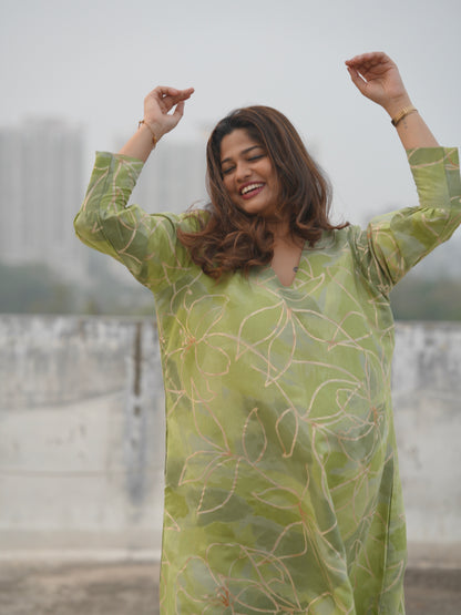 Green Oversized Dress