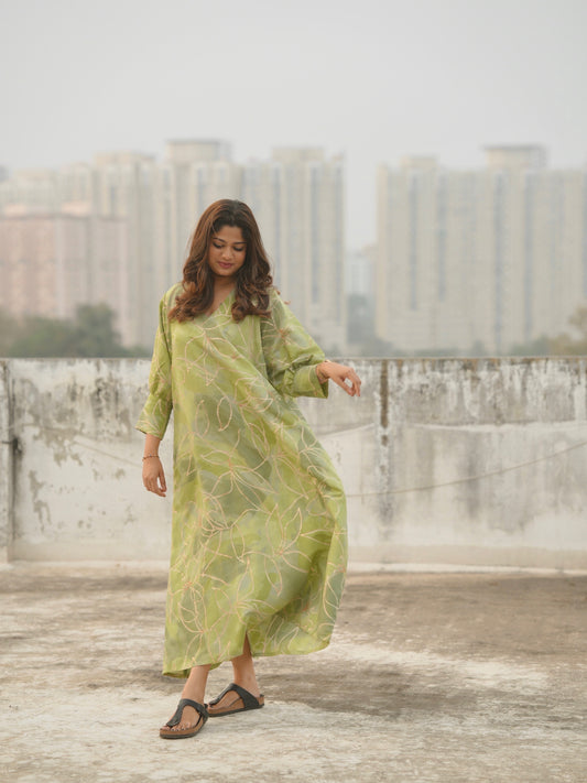 Green Oversized Dress