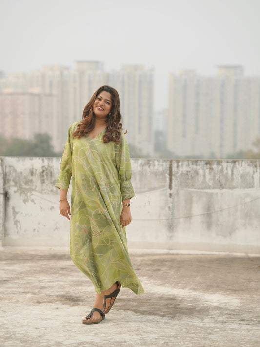 Green Oversized Dress